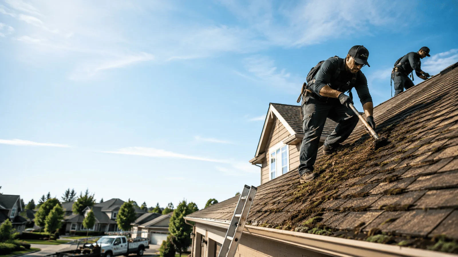 Roof Moss Removal in Lancaster, CA near me